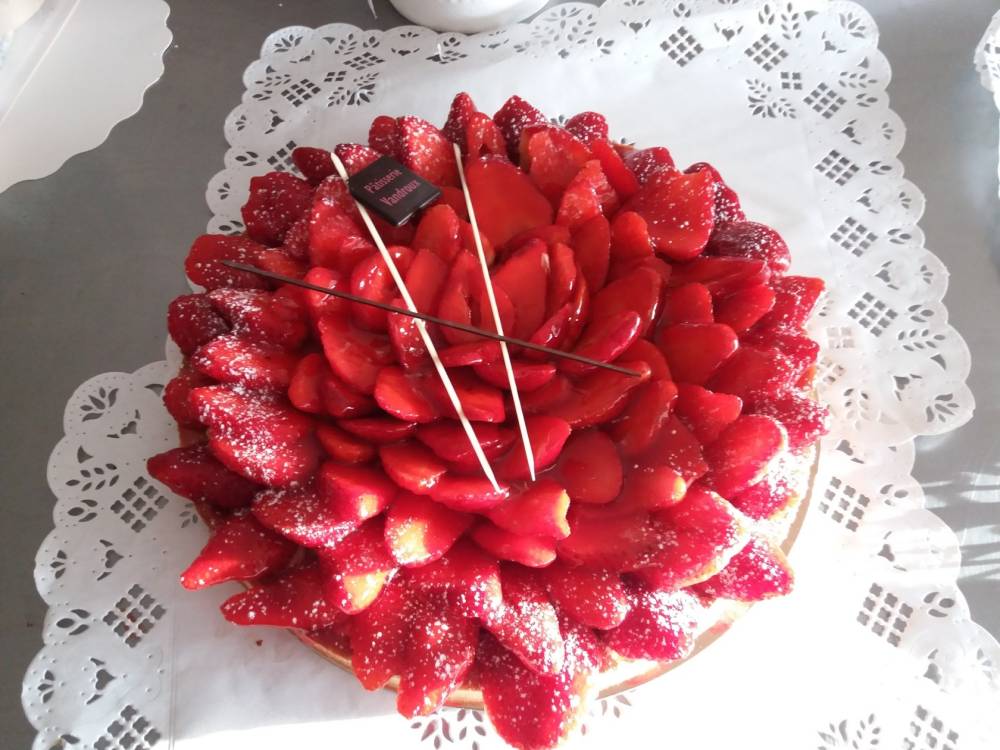 tarte aux fraises